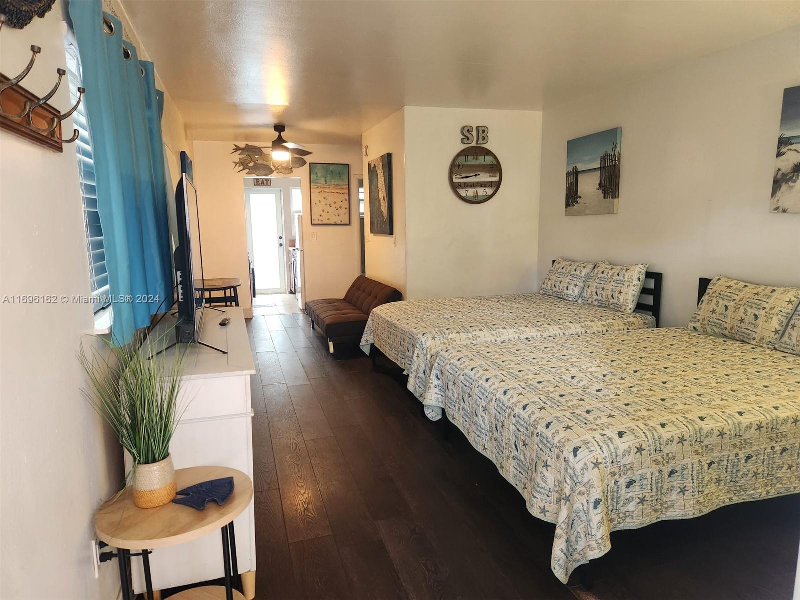 Experience the best of Miami Beach living! Enjoy the convenience of a gated entry, an assigned private parking space beneath the building, and a secured entrance for added peace of mind. Located just four blocks from the beach, and within walking distance of parks and restaurants, this move-in-ready, fully furnished unit boasts hurricane impact glass throughout for safety and style.