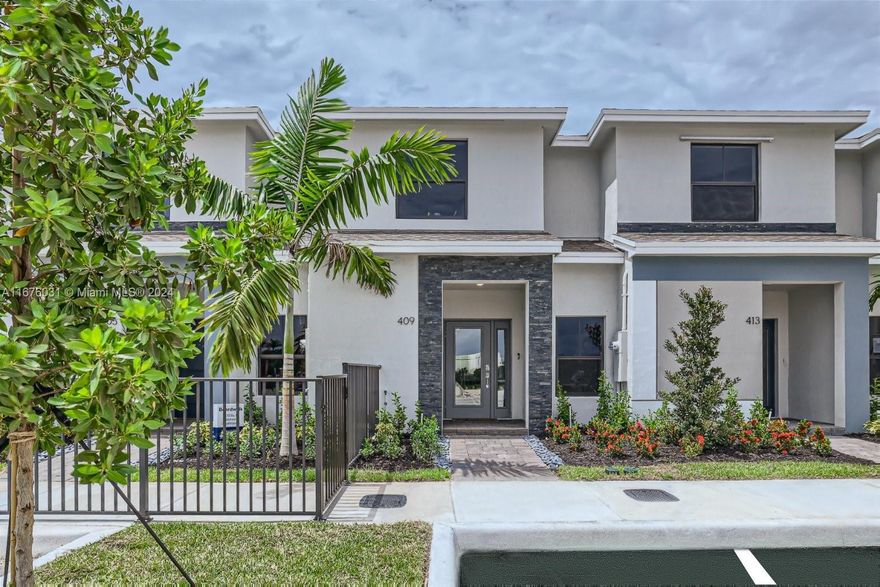 Location, Location, Location, Close to Baptist Homestead Hospital, Restaurants, Marinas and Shopping Centers. 3 Bedrooms with 3 Full Baths  This beautiful unit is located in the quaint and sought after Sebastian Isles Community, close to all major highways great restaurants and retail stores nearby, This area is gateway point between Miami FL and the Florida Keys. BRAND NEW HOME! CALL FOR A TOUR AND MOVE IN SPECIALS - Restrictions may apply* Pictures, photographs, features, colors and sizes are approximate for illustrations purposes only and will vary from the homes as built. These are not of the actual home but are similar to the home being built.