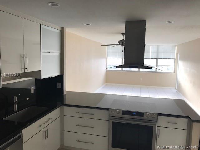 Large one bedroom with a beautiful BRAND NEW kitchen. Updated bathroom, impact doors, lots of natural light and spacious unit, are just some of the perks. 1 parking space. Central location. Association requires minimum 650 credit score and a $400 deposit. Laundry room in each floor.