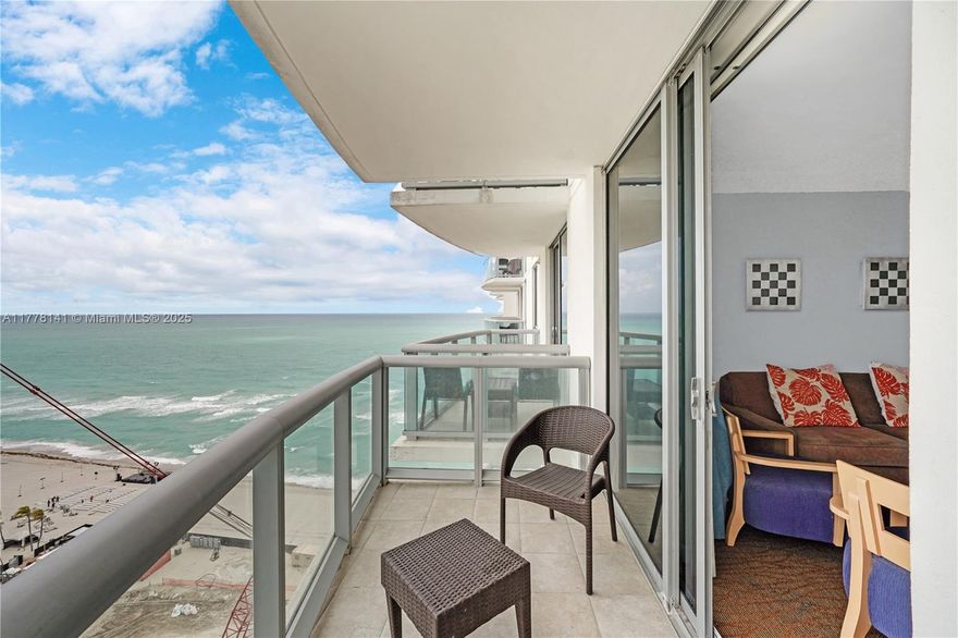 Turnkey 1 bed, 1 bath oceanview condo at Marena Resort Sunny Isles, ideal for short-term rentals or a vacation escape. Enjoy stunning views from your private balcony, modern kitchen with stainless steel appliances, open living space, and elegant finishes throughout. Resort amenities include beachfront, pool, spa, gym, 24/7 security, and concierge. Located in the heart of Sunny Isles Beach, just minutes from Bal Harbour and Aventura. Fully furnished and rental-ready—perfect for Airbnb investors or seasonal residents seeking luxury and income in one. Walk to restaurants, shops, and the beach. Strong rental history, low maintenance, and high ROI make this a smart investment or dream getaway. Live the oceanfront lifestyle today!