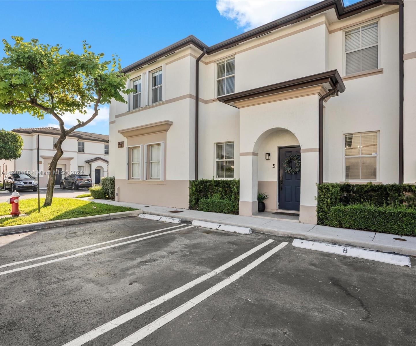 BEAUTIFUL REMODELED TOWNHOME IN SPLENDIDO COMMUNITY IN WEST HIALEAH WITH TWO ASSIGNED PARKING SPACES. EXCELLENT "A" SCHOOLS. GATED COMMUNITY, NEWLY REMODELED BATHROOMS, NEWLY INSTALLED LAMINATE WOOD FLOORING THROUGHOUT THE ENTIRE TOWNHOME, NEWLY INSTALLED STAINLESS STEEL APPLIANCES, ENCLOSED BACKYARD AREA FOR BBQ'S AND ENTERTAINING, WASHER AND DRYER LAUNDRY ROOM DOWNSTAIRS. PUBLIX SHOPPING CENTERS, RESTAURANTS, SHOPPING, I-75, AND OKEECHOBEE RD - ALL WITHIN MINUTES, AND MORE! CALL TODAY FOR MORE INFORMATION OR APPOINTMENTS TO SHOW