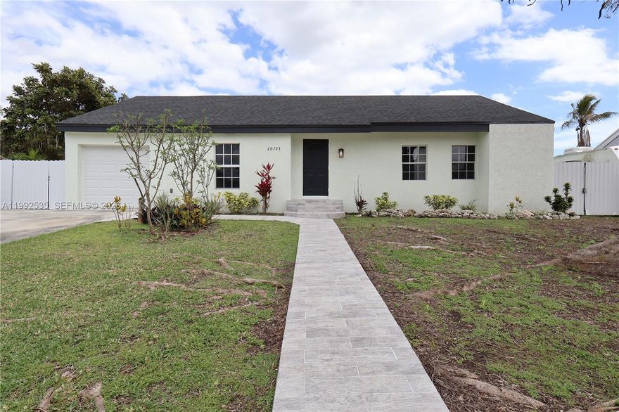 Be the first to enjoy this beautiful fully renovated house.  This turnkey property features new roof, AC, electrical panel, bathrooms, kitchen and kitchen appliances, flooring throughout and more. this home has quick access to major highways, including the Florida Turnpike and US-1. close to schools, parks, supermarkets, shopping centers, restaurants, parks, Black Point Marina, etc. Its proximity to all makes it perfect for everyday living.
