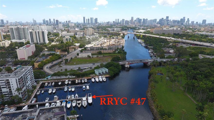 Priced to sell! Very rare opportunity to own the largest deeded boat slip in an exclusive, hurricane-protected boutique Marina on the Miami River—just minutes from Downtown Miami. Per the owner, the slip can accommodate vessels over 70 ft in length.
Cash buyers preferred. Partial owner financing may be available. Contact for more information.