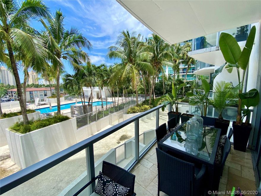 The Best Deal in Uptown Marina Lofts. Spacious 3 Bedroom Loft with water and city views in the middle of Aventura. 11`high ceilings. Tile floors throughout. 2nd Bathroom is completely remodeled. The building offers range of amenities:heated pool,Jacuzzi,fitness center with complimentary classes,sauna,steam room,tennis court,basketball court,business center,valet parking,24 hour security,private marina,party room. Pet friendly. Basic cable and internet are included in monthly maintenance. Great location. Walk everywhere,Publix and Aventura Mall are minutes away,5 minutes drive to the beach. Investor's dream - building allows to rent twice a year. Average rent $2,700 per month for annual lease.