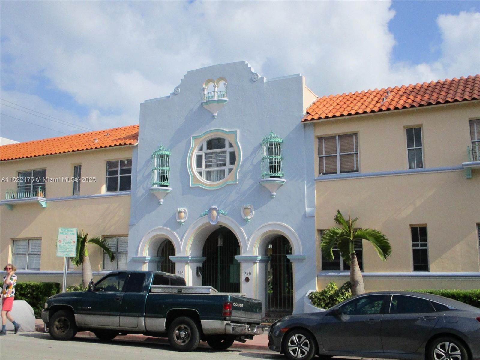 Rental Property at 736 13th Street 111, Miami Beach, Miami-Dade County, Florida - Bedrooms: 1 
Bathrooms: 1  - $2,700 MO.