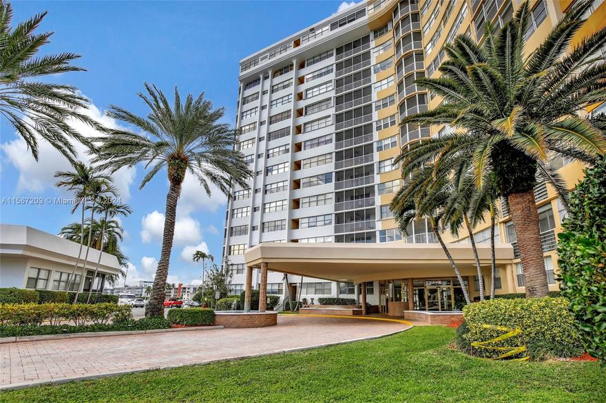 Modern and Stylish condo. Gated Community with 24 Hour Security. On-site Management keeps the Building Clean and Very well kept. 40 Year Inspection is done and the Building has Brand New Roof. No Current Assessment, no lease first 2 years of ownership. The Unit has first floor entry. 2 bedrooms and 2 full bath, Granite counters throughout kitchen and baths. Modern leather furniture and 2 queen size beds negotiable to be included. Can be ready to move-in, as is. Cable TV, Water, Exterior Insurance all Included with the Monthly Maintenance Fee. Amenities included 24-hour guard house, Clubhouse with Gym, Heated Pool & Sauna, BBQ Area, A Marina and Fishing Pier.