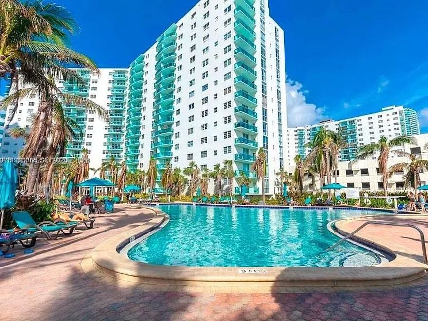 AIRBNB allowed! Enjoy stunning ocean views from this beautifully maintained 1-bedroom, 1-bath residence located in the sought-after beachfront community of The Tides on Hollywood Beach. Unit features a spacious, open layout with abundant natural light, tile flooring throughout, and a modern kitchen with granite countertops. Private balcony with direct ocean views. This full-service building offers resort-style amenities including 24/7 security, valet, a fitness center, oceanfront pool, and direct beach access. Perfect as a vacation home or investment property. short-term rentals allowed. Special assessment of $315.65 for 12 years.