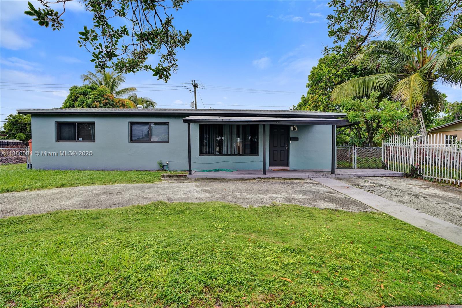 Move-In Ready Home in Miami Gardens!
This beautifully updated home features a NEW roof, impact windows, and a modern kitchen with sleek finishes. Enjoy multiple living spaces with both a spacious living room and a cozy den — perfect for entertaining or relaxing. Step outside to a huge backyard ideal for gatherings, pets, or future additions. The covered screened-in patio lets you enjoy Florida living year-round. Don’t miss this opportunity to own a home that blends comfort, style, and function in one of Miami Gardens’ most desirable neighborhoods!