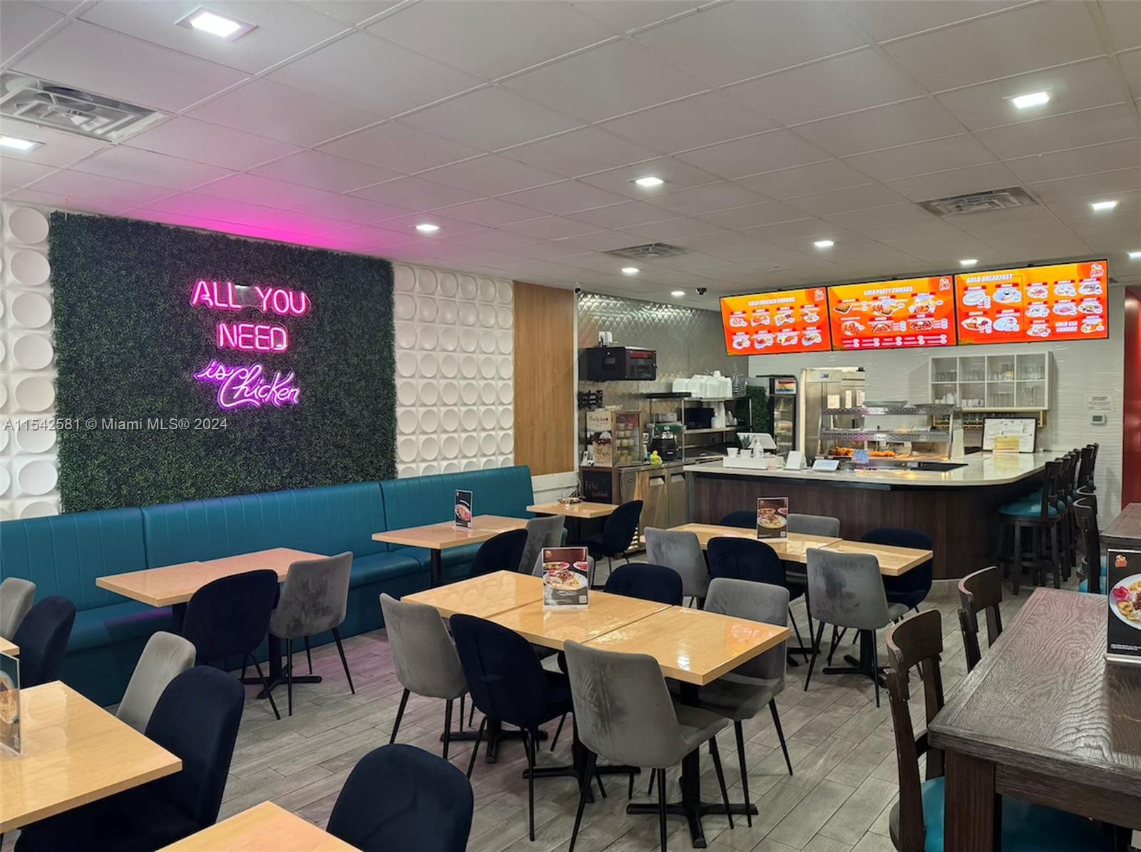 Honduran restaurant for sale in Doral. Excellent location in the heart of the city. The business has an amazing reputation in the community for amazing service and delicious latin food. This is an asset sale. Fully equipped Kitchen with hood & grease trap. Sale includes all necessary cooking instrumentation. The staff are highly qualified with some of the employees having worked the business was established. Seating for 48. Complete security system cameras in place. It is a turnkey business in a prime location. Brand name not included in sale. It is suitable to support the procedures for obtaining the E2 visa.