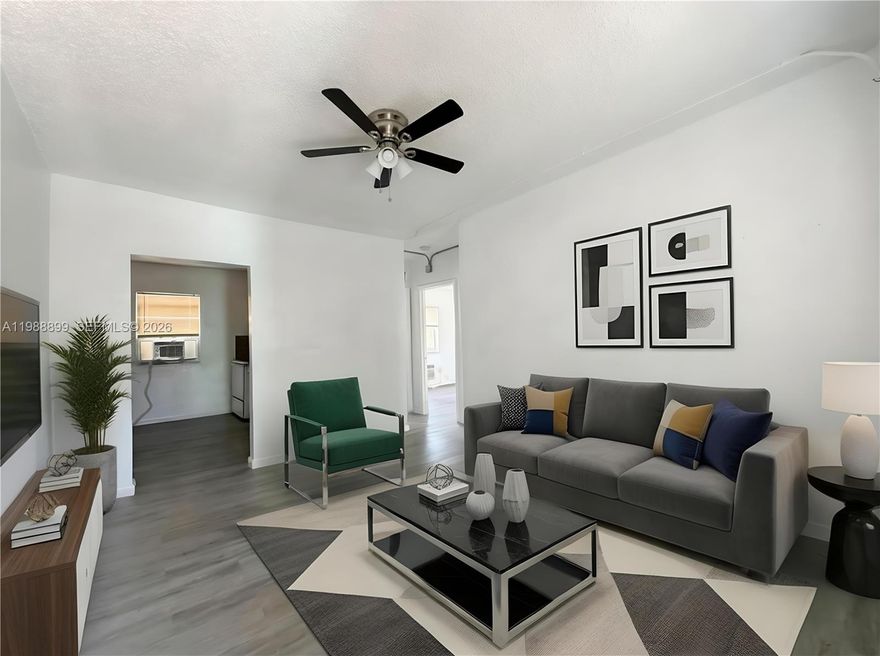 24 Hour Approval Period. Move In with as little as first month and security deposit! Discover this beautiful 2-bedroom, 2-bath unit perfectly located in Historic Overtown near the crossroads of Downtown and Wynwood. This spacious corner unit features updated bathroom ideal for comfortable urban living. Minutes from the Miami River, Wynwood, and a short ride to Brickell City Centre, Calle Ocho, and major expressways, this residence offers unbeatable access to work, dining, nightlife, and culture. Live close to everything Miami has to offer in this newly updated, well-connected space — schedule your showing today! $50 monthly water fee.
