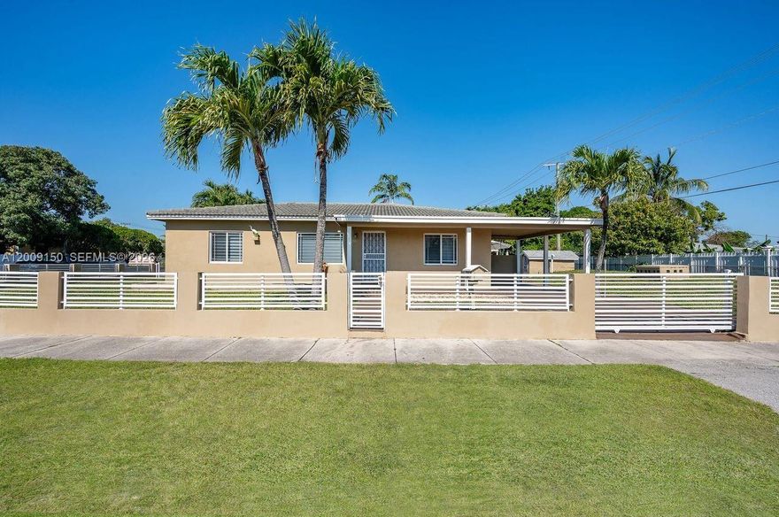 Bright, Spacious Living on a Prime Corner Lot! Step inside to a thoughtfully designed floor plan that maximizes both space and functionality. This home is filled with abundant natural light, creating a warm and inviting atmosphere throughout. The spacious kitchen offers ample cabinetry and prep space, complemented by sleek stainless steel appliances. Tile flooring runs throughout the home, providing durability and easy maintenance. A versatile Florida room adds extra living space perfect for relaxing, entertaining, or working from home. Situated on a desirable corner lot, this property offers added privacy and curb appeal. Two separate driveways provide plenty of parking for guests, while covered parking ensures convenience and protection from the elements. A storm shelter adds an extra layer of security and peace of mind. Ideally located near major highways, this home offers easy commuting and accessibility. Enjoy close proximity to shopping centers, a variety of dining options, and everyday conveniences all just minutes away. Don’t miss the opportunity to own this beautiful home that combines comfort, convenience, and value. Schedule your showing today!