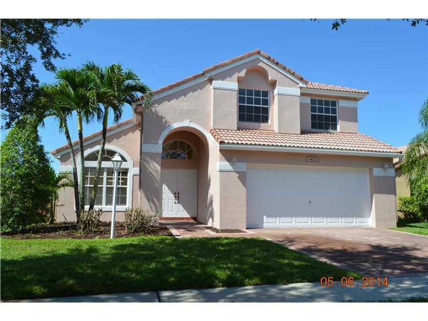 Amazing home located at in the prestigious community of Pembroke falls, with upgraded kitchen stainless steel appliances and granite counters, completely painted outside and inside and professional clean, the backyard completely fence. RENT INLCUDES BASIC  CABLE,LAWN,ALARM AND INTERNET.Dont miss the opportunity