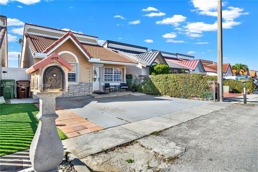 One of a kind opportunity to own this beautiful home in West Hialeah! Meticulously maintained and in mint condition, this family residence features a roof installed in 2019 with an estimated 40+ years of life expectancy, along with an updated electrical panel from 2020 for added peace of mind.
Inside, you’ll find a beautifully upgraded kitchen with real wood cabinetry, porcelain tile flooring, and solid-surface countertops. The bathrooms have also been tastefully renovated, and the spacious primary suite offers a comfortable and inviting retreat.
Additional highlights include:
Complete hurricane shutters for potential insurance savings.
New washer and dryer.
Low-maintenance front and back yard.
Expanded driveway with space for up to 4 vehicles.
No flood insurance required.
Located in a highly walkable and family-friendly neighborhood, the property is surrounded by great schools, shopping, and restaurants, with convenient access to major highways for easy commuting. Enjoy being less than 20 minutes from the airport and about 30 minutes from the beach.
Whether you’re looking for the perfect family home or a smart investment opportunity with strong cash-flow and appreciation potential, this property checks all the boxes in one of Hialeah’s fastest-growing and most iconic communities.
Come see it for yourself, this gem won’t last long!