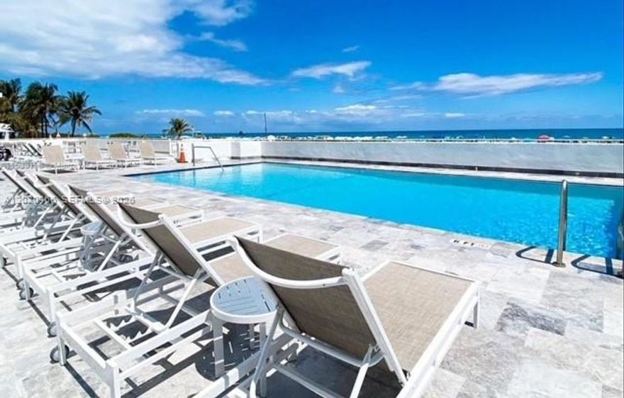 Beautifully updated and fully furnished 1-bedroom, 1-bathroom condo - Featuring extra room room with a built-in bed, perfect for use as a den, office, or guest room. Located in Miami Beach's prestigious South of 5th neighborhood, offering stunning ocean views & Just steps from the beach. The open floorplan includes an open kitchen making it perfect for those seeking a place to enjoy the beach life. Move-in ready, offering a slice of paradise for its new owner. Plus, residents can enjoy amenities such as a community room, heated pool - Cable & Internet included. Enjoy the beautiful sunrise from the balcony & while taking advantage of this convenient location - easy access to shopping, top restaurants, an active lifestyle, nightlife, & more! The 40/50-year re-certification has been completed!