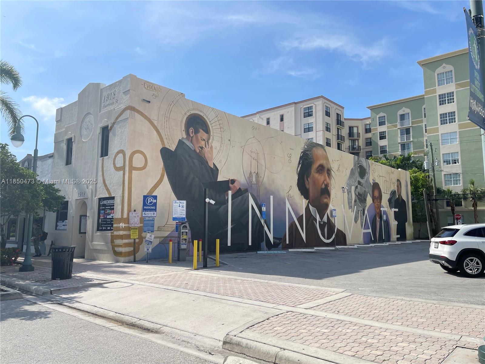 Great Professional Office Building A+++ location in Downtown Hollywood Units Available: Suite 206 All Utilities
Included City Parking Garage Directly Behind Secure Key Fob Access Move-In Ready.