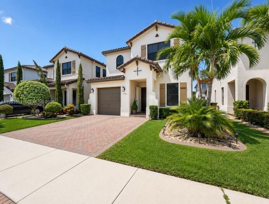 Experience the feeling of true space and comfort in this stunning 4-bedroom, 3.5-bathroom single-family home located in the prestigious gated community of Bonterra. This home features an oversized master suite on the first floor with a full bathroom, including dual sinks, a spacious walk-in shower, and ample room to unwind in total privacy. A convenient half bathroom is also located downstairs for guests. The kitchen is generously sized, perfect for entertaining or everyday living, seamlessly connecting to multiple living areas that give you flexibility and comfort. Step outside to a fully fenced and paved backyard—ideal for gatherings or creating your own private outdoor retreat

Upstairs, you’ll find three large bedrooms with high ceilings, spacious closets, and an additional living area that can be used as a second family room, office, or entertainment space. The upstairs bathrooms are equally impressive, offering both comfort and functionality. This is more than just a property it’s a home designed for families who value space, comfort, and lifestyle. Bonterra offers resort-style amenities including a clubhouse, pool, gym, and 24-hour security, all conveniently located near major highways and top shopping destinations. Don’t miss the opportunity to live in a home that truly has it all