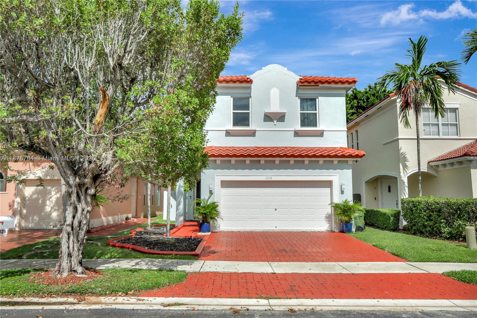 Welcome to this beautifully maintained home in the desirable Portofino Bay community of Homestead! Featuring a recently remodeled upstairs bathroom, newer roof and AC, and complete with impact windows and doors, this residence offers peace of mind and modern comfort. The home boasts an open layout with all-tile flooring throughout, a granite kitchen, indoor laundry, and a spacious 2-car garage. Enjoy a tiled patio with a side walkway, a large driveway for ample parking, and abundant natural light filling every room. Perfectly situated near great schools and central conveniences, this home is move-in ready and waiting for you!