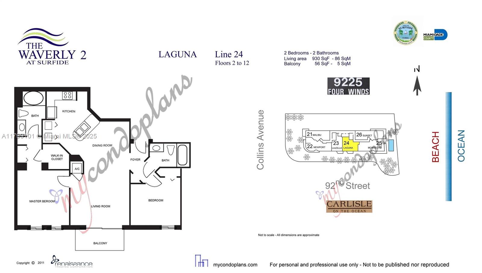 THE WAVERLY AT SURFSIDE B - Residential Lease
