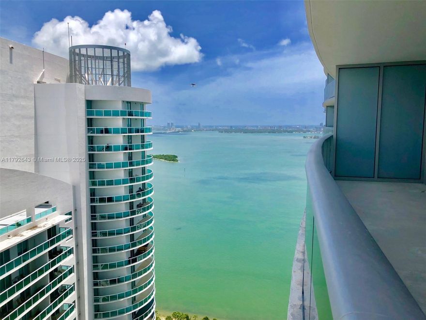 BEAUTIFUL 1/1.5 BATHS IN THE NEWLY OPENED LUXURY BUILDING OF ARIA IN THE BAY LOCATED IN EAST EDGEWATER RIGHT ON N BAYSHORE DRIVE RIGHT ACROSS FROM MARGARET PACE PARK.VIEWS OF THE BAY.OPEN KICHEN W/QUARTTZ TOPS & ITALIANIN CABINETS & BOSCH APPLIANCES. 9FT CEILINGS.MASTER DUAL SINKS & SHOWER.CABLE,INTERNET,WATER & 1 PARKING INCLUDED IN RENT. Valet, Concierge, Sunrise & Sunset Pools, Hot Tub, BBQ, Gym, Party Room, Movie Theater, Business Center, Kids Play Room, Pool Tables... Walk to park, nightlife, banks, shops, restaurants, Publix, PAC & AAA. 5 minutes to South Beach, Downtown, Brickell, Wynwood, Design District & Midtown. Easy access to all major highways. 24 HOURS TO SHOW!