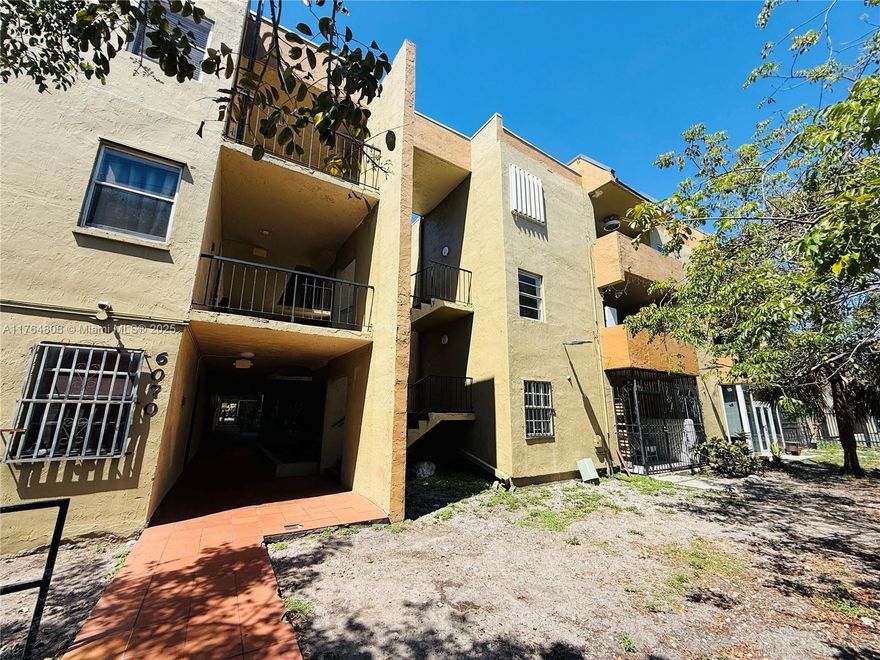 Great opportunity to own a first-floor condo in Hialeah, with 880 square feet of living space, two spacious bedrooms and one and a half bathrooms, tile floors throughout, high ceilings, a well-appointed kitchen ready to be upgraded at your taste, and a private balcony to enjoy your morning coffee. Convenience is key in this condo, as it includes access to on-site laundry facilities and a mailbox located within the building for your ease. The location is unbeatable, with nearby shopping, dining, and entertainment options just moments away. Whether you're an investor, first-time homebuyer, or just looking to downsize, this condo offers a perfect blend of comfort, and practicality in a desirable location. CASH ONLY-CASH ONLY
