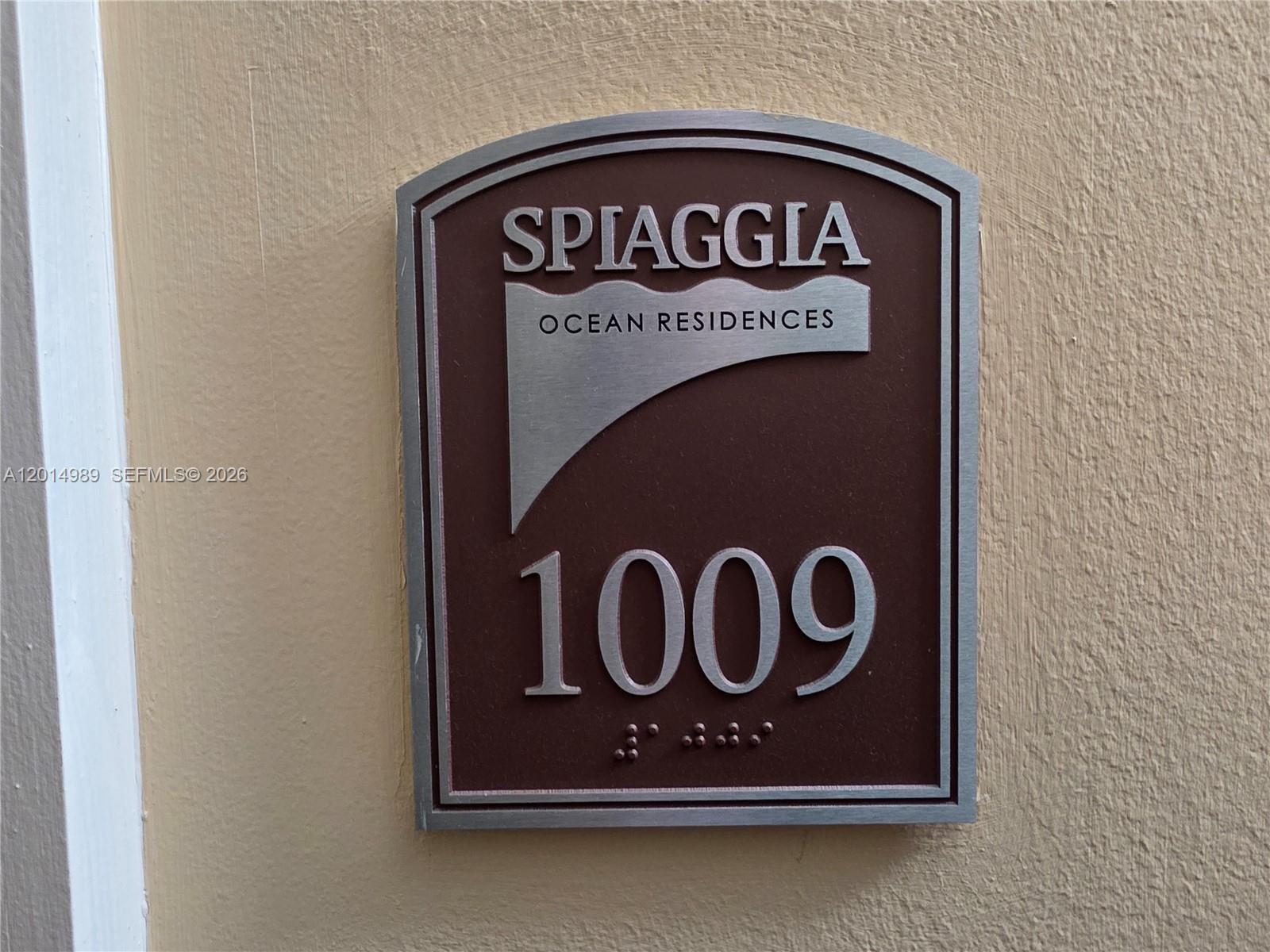 SPIAGGIA OCEAN CONDO - Residential