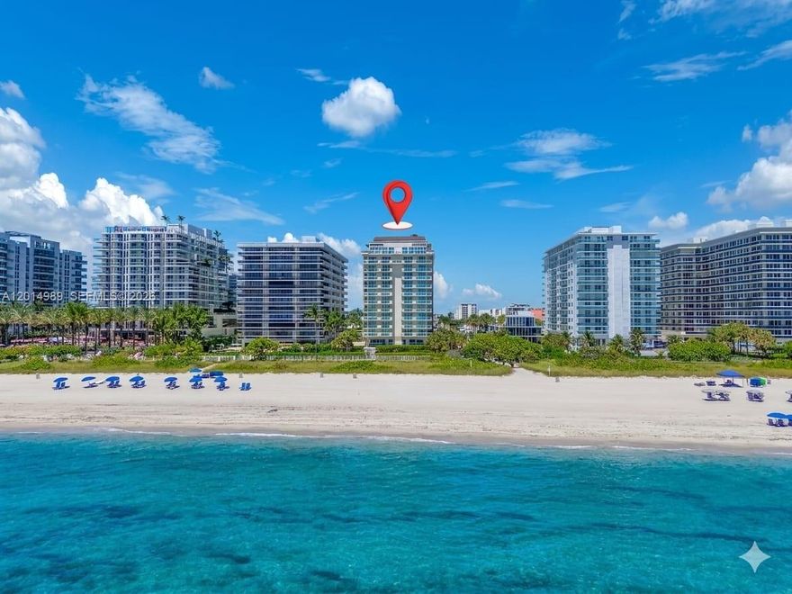 Stunning Fully Renovated Residence — move right in and start living the coastal dream! 
This beautiful state-of-the-art 1 bed+den at Spiaggia Ocean Condo is flooded with natural light and showcases breathtaking sunsets and partial ocean views. The open-concept living and dining areas flow effortlessly into a sleek kitchen with elegant marble countertops – perfect for relaxing and entertaining. Enjoy full resort-style living with 24/7 concierge, beach service, heated pool, state-of-the-art gym, and beautifully maintained outdoor areas. Building features secured lobby, doorman, and covered parking. Just one block from the world-renowned Bal Harbour Shops and moments from top dining, supermarkets. Zoned for some of Miami's best public schools. 

Don't miss your opportunity to own a turnkey, fully renovated residence in one of Surfside's most desirable addresses.