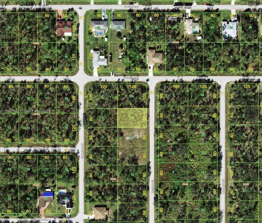 Explore the opportunity to build your dream home on a beautiful lot in the sought-after community of Port Charlotte. This property offers a natural setting that awaits transformation into a bespoke single-family home. Nestled in a tranquil area, it is perfect for those seeking a blend of privacy and accessibility. The lot is surrounded by the charm of Florida's nature and is conveniently close to shopping, dining, and entertainment options. For outdoor enthusiasts, the proximity to stunning Gulf beaches, excellent fishing, and boating opportunities make it an enviable location. This is an excellent choice for anyone looking to enjoy the peaceful yet connected lifestyle of Port Charlotte.