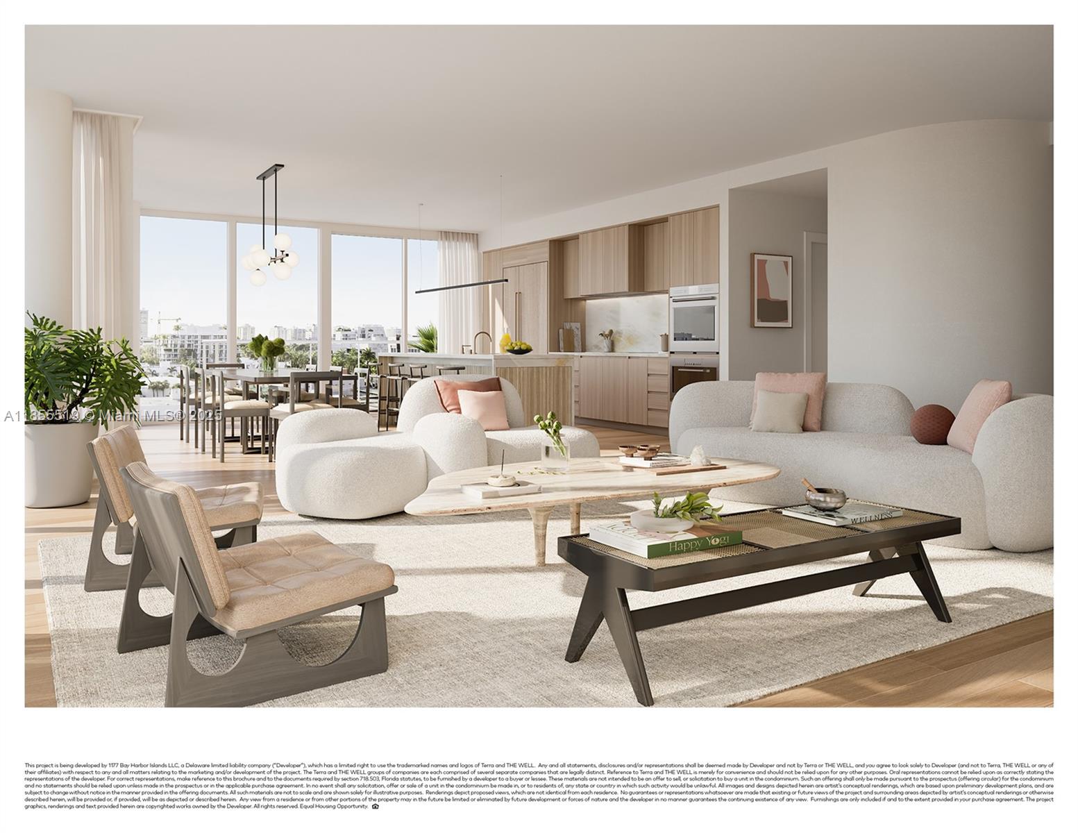 Welcome to the crown jewel of Bay Harbor Islands' Renaissance! Perfectly located in the center of Miami's best live, work, play neighborhood, The Well Residences is a a boutique, low-rise, luxury building designed by Arquitectonica to bring complete health and wellness to the residents. #601 offers 1,849 square feet 2 Bedrooms, 2.5 Bathrooms, large balcony facing west overlooking zen garden. Valet or SELF PARKING for 2 vehicles. Landmark building features 22,000 Sq. Ft. of Spa Amenities including state of the art fitness and wellness center PLUS a Resident only Gym, Rooftop Pool, and Private full service Beach Club! New construction, Developer inventory available on 1 to 3 Bedrooms starting at $1.3m CONTACT LISTING AGENT soon for the latest on our Limited Supply of homes!