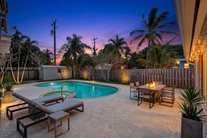 Fully renovated & stunning 1,415 SF modern home offers the perfect blend of style, comfort, and South Florida living. Featuring 3 bedrooms & 2 beautifully updated bathrooms. The home boasts an oversized family room w/ sleek vinyl flooring & an inviting open layout ideal for both relaxing & entertaining. The chef’s kitchen is a true centerpiece, complete w/ elegant quartz countertops and modern finishes. Impact windows provide peace of mind & energy efficiency throughout. Step outside to a beautifully oversized lot w/ your own private oasis. Enjoy the large in-ground pool w/ an attached spa, plus a convenient outdoor cabana bath w/ shower—perfect for entertaining or unwinding in style. The fully fenced backyard offers both privacy & space to enjoy the Florida lifestyle year-round. Located in prestigious Hollywood Lakes (NO FLOOD ZONE), this home is near houses of worship, just steps from the lake and intracoastal, and minutes from the airport, beaches, boardwalk, shopping, dining, and entertainment. A rare opportunity to own a turnkey home in an unbeatable location! This property grossed $45,000 in rental income over the past year and is currently occupied through May 31st w/ a rental income amount of $4,500/month plus utilities. Please ask us about the 3-2-1 approved lender buydown. Meaning you get an interest rate as low as 3%! On Zillow, scroll down to "facts & features", click on "show more", then click "View virtual tour" for your Virtual Interactive Lifestyle Concierge!