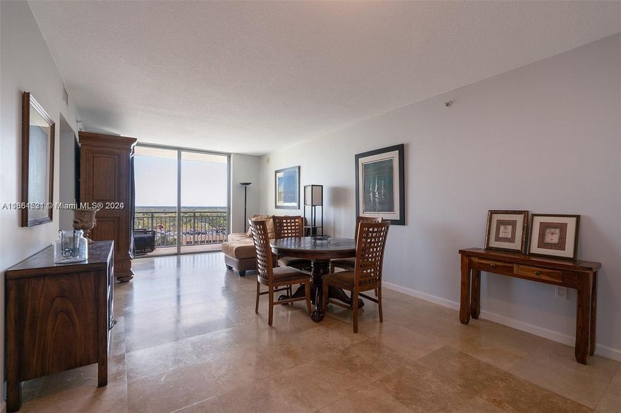 Cosmopolitan living at its best! Live in one of the most luxurious buildings in downtown Dadeland. At the Metropolis you are a VIP from the moment you arrive with valet parking; a 24-hour concierge doorman and an impressive relaxing lobby for guests the Metropolis offers a meeting room, pool, sauna, and gym. This 1/1 on the 12th floor with an unobstructed view, is now available for sale. Its open floor plan is great for space. This unit offers tile floors, stainless steel appliances, a dishwasher, a washer/dryer, and central A/C in the unit. The bedroom has a walk-in closet and large windows. There is 1 assigned parking spot near the building entry door. Metropolis is within walking distance to Publix, Metrorail, Dadeland Mall, TJ-Max, and many restaurants to name.