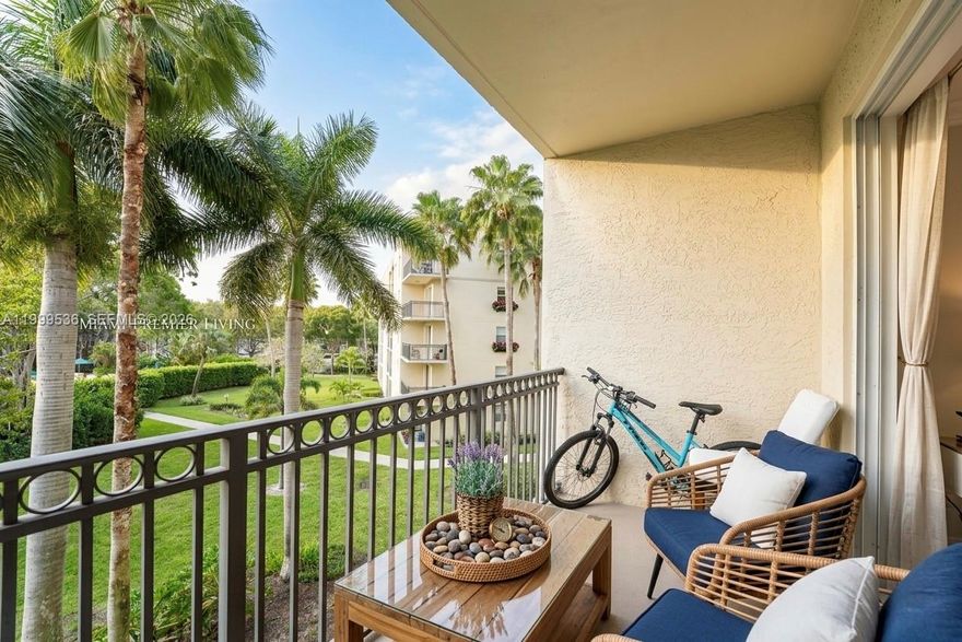 This is a nice updated unit. split floor plan offers Impact windows & slider throughout. Private in-unit washer/dryer. Enjoy your open garden patio. Resort-style amenities include 5 heated pools, tennis, fitness center, putting green & clubhouse. Minutes to Hillsboro Park, Mizner Park, downtown Boca, & beaches. HOA covers gated security, reserves, water, trash & cable w/HBO. Rented until 01/04/2027, perfect for spending 2027 winter in Florida.
