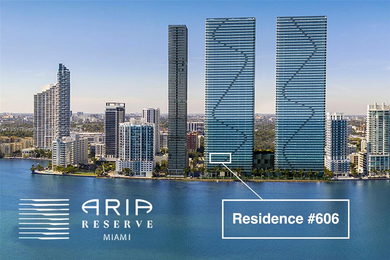 Brand-new 2 bed + Den, 3 bath luxury residence at Aria Reserve in Edgewater. Enjoy breathtaking direct bay views from a low floor from your private terrace and floor-to-ceiling glass windows. Features include open-concept kitchen with premium appliances, high ceilings, and private elevator foyer. The spacious den is perfect for an office or guest room. Includes 1 assigned parking space. Resort-style amenities: multiple pools, spa, fitness center, marina, tennis courts, kid’s splash park, wine lounge & more. Experience Miami waterfront living at its finest.