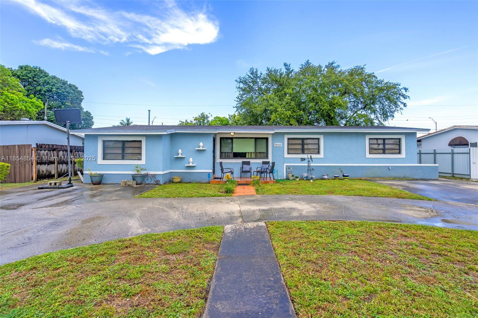 Located in a quiet Miami Gardens neighborhood, this charming 3-bedroom, 2-bath home features a den with a closet and window, perfect for an office, extra room, or additional living space.
Recent updates include a new water heater (6 months old), AC coils cleaned 3 months ago, and a 2024 wall oven. The roof is in great condition, and the home features a security alarm system for peace of mind.
Enjoy nearby recreation at Walt Frazier Park and Betty T. Ferguson Complex, plus shopping just minutes away at Dolphin Plaza, Market Square, and Gardens of Miami Center. Also located just minutes from Hard Rock Stadium and major highways like the Palmetto Expressway and Florida’s Turnpike. SOLD AS-IS. More pictures coming soon.