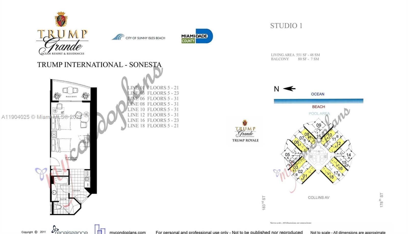 TRUMP INTERNATIONAL SONES - Residential