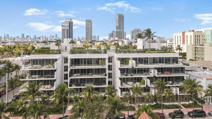 Fully furnished 2 bedroom 2 bathroom SW corner unit at South of 5th's premier boutique address, 300 Collins. Enjoy exceptional living experience with first rate furnishings throughout. Enormous wrap around balcony and outside living/dining area for your relaxation. Building features an amazing rooftop pool area with with expansive views in the heart of world class neighborhood. Other amenities include fitness center and 24 hours front desk security.