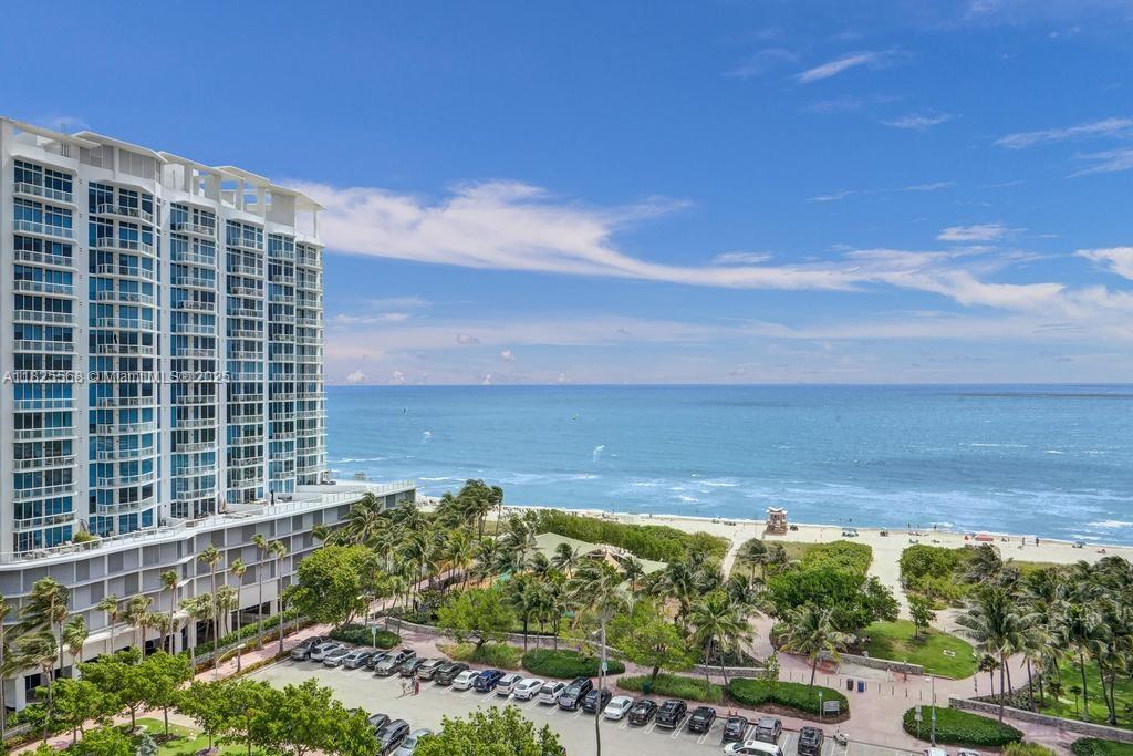 Remodeled & large unit w/ direct ocean views from every window. open kitchen features new cabinets and appliances, white porcelain floors throughout! 2 full baths, (1) ½ bath, tub, shower, new A/C &washer/dryer. large walk-in closet, linen closet, black shades in the bedrooms, 24-hour doorman, gym, pool,& package service. Walkable with grocery, pharmacy, shops, bus stop & restaurants. Park with beach entrance and additional parking across the street. Rent includes cable, internet, AC, water, sewer, trash removal & 2 parking spots. Comes with a large TV already on the wall.