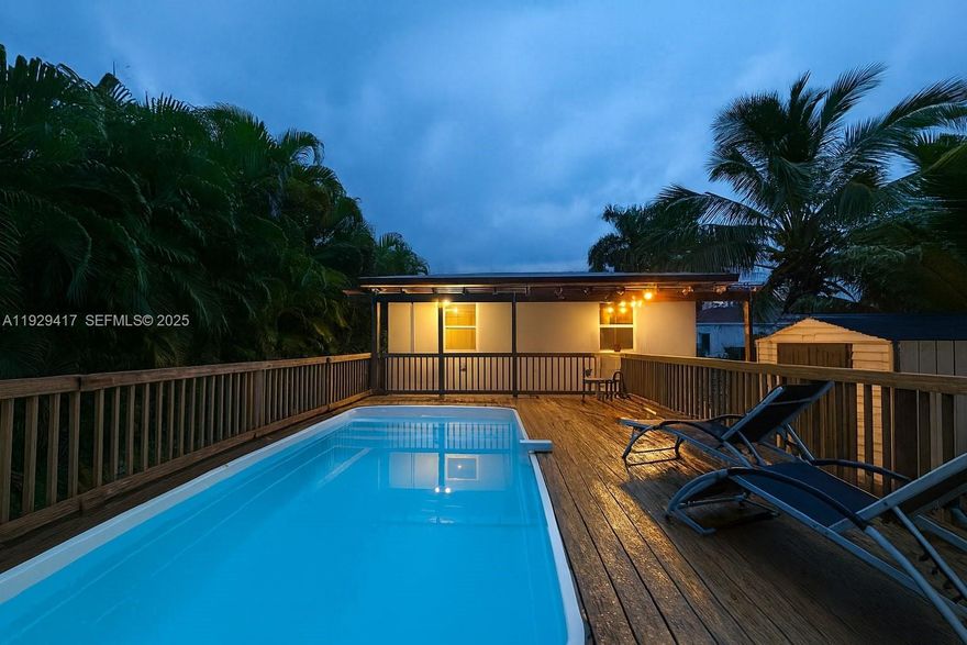 Beautifully updated 4-bedroom, 2-bath home with a pool in one of the most desirable pockets east of Biscayne Blvd, near Miami Shores and Biscayne Park. One of the bedrooms has a private entrance, making it ideal for guests or rental income. The entire property was renovated within the past 3 years, including the roof, impact windows, floors, bathrooms, and kitchen. A brand new above-ground pool was also added. Located in a quiet residential area with very few homes hitting the market each year, this is a rare opportunity to buy in a high-demand neighborhood with charm, convenience, and strong long-term value.