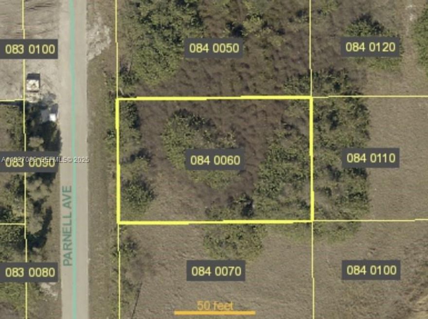 431-433 Parnell to be sold together. 423, 425, 427, 429 Parnell Ave also available for sale.
Buildable Vacant Lot in Growing Area of Lehigh Acres!
Don't miss this opportunity to own in a developing neighborhood. This property is ideal for a new construction home, with easy access to SR-82, schools, shopping, and dining. Great investment or homesite in one of SW Florida's fastest-growing areas. Convenient to Fort Myers, RSW International Airport, and beautiful Gulf Coast beaches.  Drive by today!