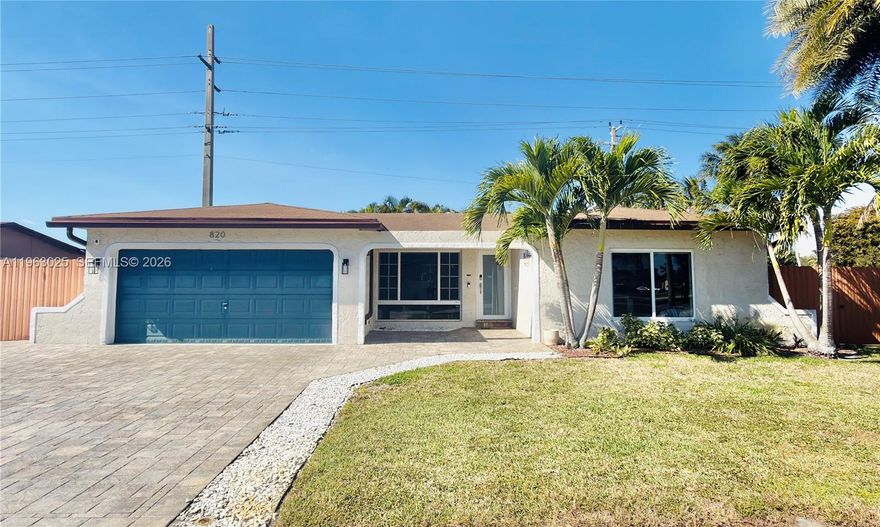 Back on market—no fault of the property. Seller is ready to move forward with next buyer. Owner/Agent. Easy to show—schedule today.

Well-maintained Pembroke Pines home on the largest corner lot, close to schools. Features a spacious paved driveway, 2-car garage with impact door and epoxy floors, bright open layout with tile flooring, and a kitchen with granite countertops, island, and breakfast bar.

Private backyard with mature palms, heated pool, pre-wired outdoor sound, and two large side yards with space for a boat, RV, or extra vehicles.