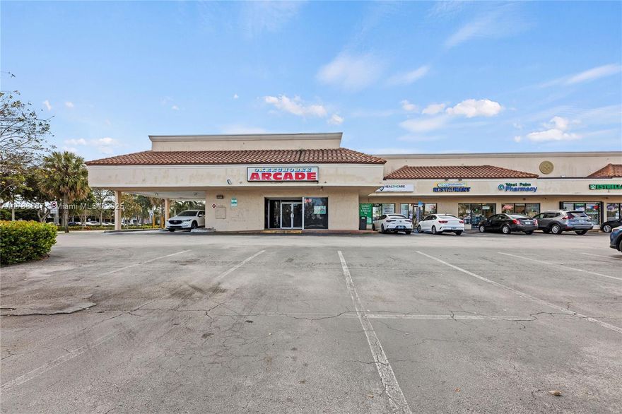 Coldwell Banker Commercial Realty is pleased to present Century Plaza, located at 5750-5784 Okeechobee Blvd, West Palm Beach, FL 33417. Two units are currently available: Unit 5750: Approximately 2,599 SF, currently being used as an arcade and gambling space, and unit 5776: Approximately 780 SF, currently being used as a credit repair store. This well-positioned retail and office center offers an exceptional opportunity for businesses to thrive in one of West Palm Beach's busiest and most vibrant commercial corridors. Century Plaza is thrilled to announce an exciting transformation set to take place in 2025!