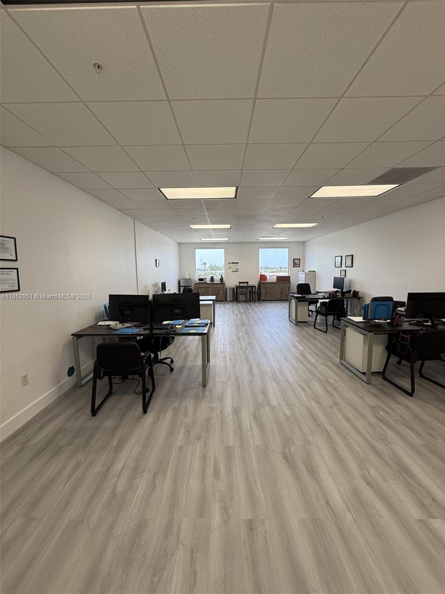 • Open floor plan
• 9’ Acoustical drop ceiling and lighting
• Two (2) impact glass windows
• Separate electric meter
• Separate A/C unit and control
• Four (4) assigned parking spaces per unit
