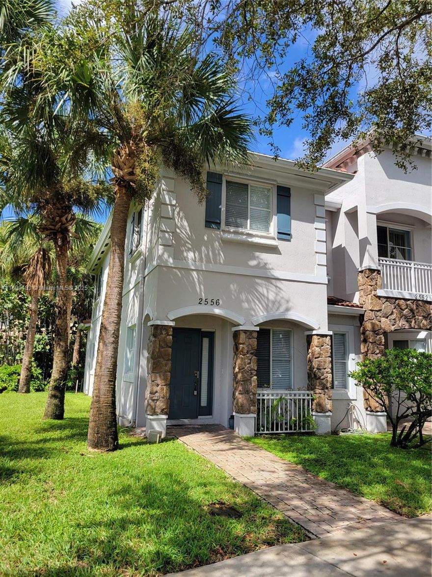This is an ideal home for first-time home buyers and perfect for investors as well. This freshly painted 3BR 2.5 Bath corner-unit townhome in the gated community of Tuscany has ceramic tile flooring on the first floor, laminate flooring upstairs, and granite countertops in the kitchen. This is the largest floor plan is the community with a separate family room off the kitchen, full size washer and dryer, and a walk-in closet. The community is gated, with on-site security, and a community pool and child play area. There are two assigned parking spots directly in front of the front door, and a covered patio in the back. Close to shopping, parks, and convenient to the Turnpike and I75. ***EZ to show - Click Show Assist***