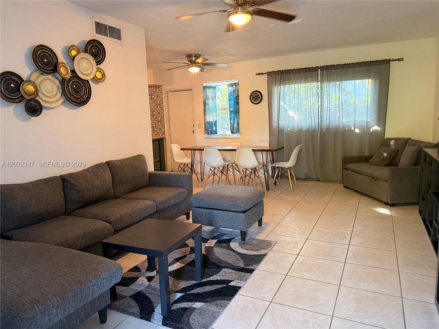 Very large one bedroom, fully furnished and equipped. Laundry is on the property, great location, one assigned parking. Available May 27th, 2026.