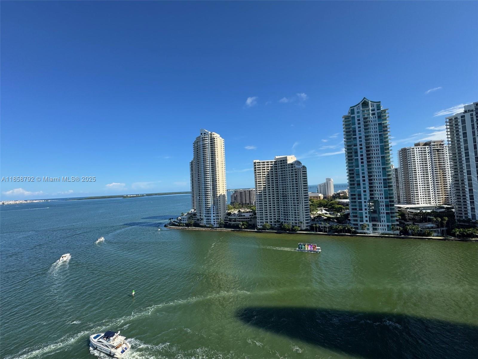 BREATH TAKING WATER VIEWS FROM THIS 2 BEDROOM, AND 2 BATH AMPLE APARTMENT. BALCONY OVERLOOKING THE OCEAN/BAY/RIVER AND DOWNTOWN MIAMI. UNIT FEATURES STAINLESS STEEL APPLIANCES, CERAMIC FLOORS THROUGHOUT WITH INVITING BALCONY. CONVENIENTLY LOCATED CLOSE TO THE MIAMI ARENA, BAYSIDE, BRICKELL AND 10 MINUTE DRIVE TO MIAMI BEACH. GREAT AMENITIES INCLUDES GYM, BUSINESS CENTER, CONCIERGE AND 24 VALET PARKING & SECURITY GUARD ON ENTRANCE. WALK TO STORES, RESTAURANTS, CAFES PARKS AND MORE...