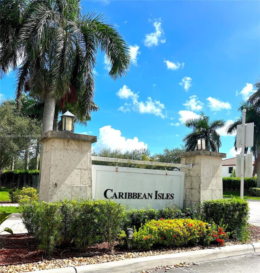 Beautiful 2 beds /2 baths Townhome in Caribbean Isles Gated Community in Homestead. READY TO MOVE IN RIGHT AWAY!!! This ground unit Townhome, is completely remodeled for you to move in right away. One assigned parking space, with plenty of Guest parking and a charming backyard for you to enjoy outdoor activities. Amenities include Clubhouse, Community Pool and Exercise Room. Family oriented community. Close to Air Force Base, Baptist Hospital, A+ schools, shopping centers and much more.