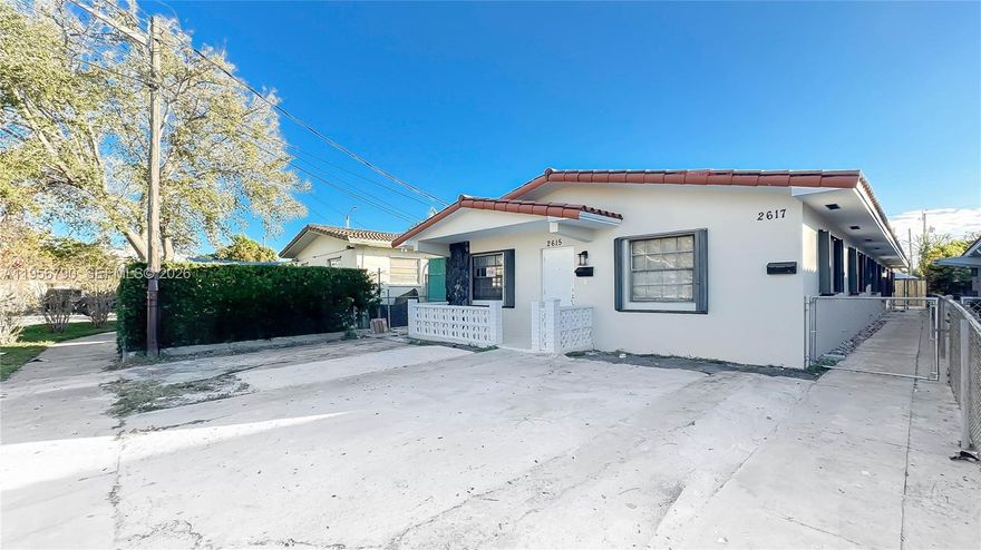 Spacious 2-bedroom, 1-bath unit located in the desirable Silver Bluff area. Close to Coral Gables and Coconut Grove. Features a large living and dining room, a completely renovated private backyard, new washer and dryer, and fresh interior paint.  Prime location with easy access to major roads, dining, and shopping.