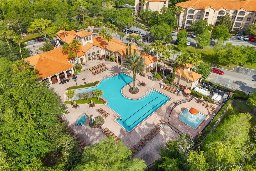 Turnkey Investment Opportunity in Champions Gate! This spacious 3-bedroom, 2-bathroom condo is located in a gated resort-style community just minutes from Walt Disney World and offers the perfect combination of lifestyle and income potential. The unit features no carpet throughout, a private screened-in balcony, and a bright, open layout ideal for relaxing or entertaining. This property is being sold fully furnished and completely turnkey, including all furniture, appliances, dishware, linens, and balcony furniture, making it ready for immediate occupancy or rental from day one. For additional peace of mind, the seller is also including a 1-year home warranty through American Home Shield. Enjoy access to exceptional resort-style amenities, including a clubhouse, heated pool and hot tub, kids splash zone, fitness center, private theater, poolside bar and restaurant, playground, BBQ area, half-court basketball court, and free parking. No rental restrictions allow owners to live full-time, rent short-term (Airbnb/VRBO), or long-term, creating excellent income potential when not in personal use. Ideally located just three exits from Disney with quick access to I-4, and minutes from restaurants, grocery stores, shopping, and everyday conveniences. Limited opportunity: The owner will keep the property on the market only until June 1st—act quickly before it’s gone.