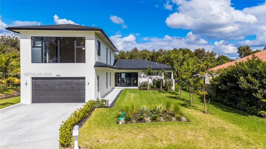 BRAND NEW CONSTRUCTION located in Plantation Acres, one of Broward County’s most sought-after equestrian communities. This beautiful two-story home offers 4 ensuite bedrooms, a guest half bath, HIGH VOLUME CEILINGS, IMPACT WINDOWS & DOORS, & an open, functional layout with a first-floor primary suite. Luxury finishes and a two-car garage complete the interior. The property sits on a private cul-de-sac lot with space to add a plunge pool or outdoor kitchen. Plantation Acres is known for its large lot sizes, quiet setting, & equestrian-friendly environment with riding paths & a rural feel, while still being close to major conveniences. No HOA allows flexibility for customizing the property to individual needs. Located near esteemed private schools & top-rated public school options.