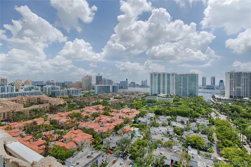 Immaculate Lower Penthouse Unit in Admirals Port East. This residence faces directly east and offers beautiful panoramic views, a gorgeous newly updated kitchen with granite counter tops and stainless steel appliances, updated bathrooms, an oversized master suite, the lower penthouse has additional square footage and is larger than all the other "09" lines. The "09" line is typically a 2 bedroom 2 bathroom unit. This residence is currently a 1 bedroom 2 bathroom but can easily be converted to a 2 bedroom. Unit has two parking spaces!