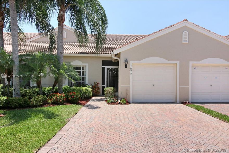 Pristine Villa in the highly desired Baywinds 55+ community. 2 Bedroom 2 Bath on the lake! This home has an attached single car garage with double driveway. Home features open floor plan, screened in patio, large kitchen, laundry room and wonderful lake view from master bedroom and living room. Carpets professionally cleaned, ready for new owner! Baywinds community features many amenities and pools.